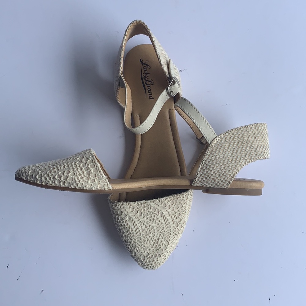 Lucky Brand Lace Sandals 7.5 - Picture 5 of 7